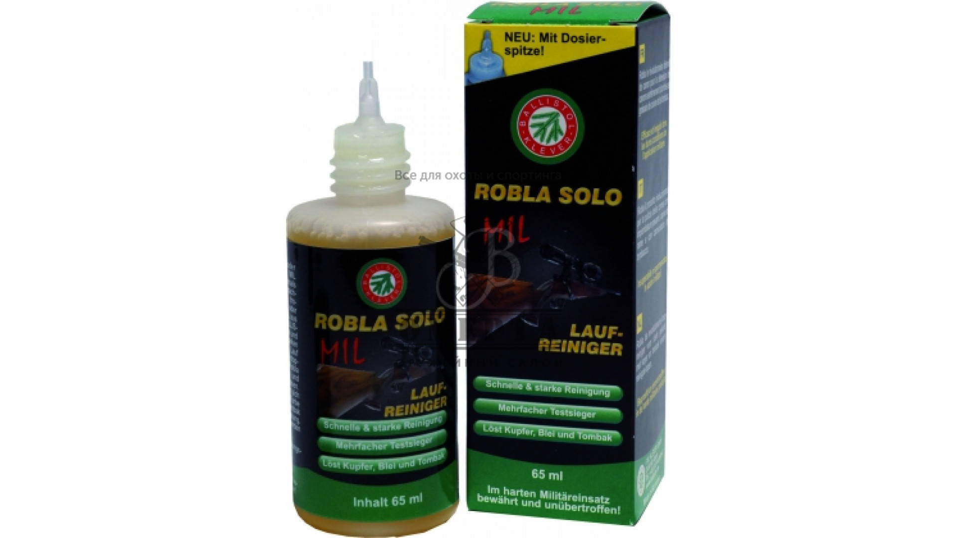 Robla Solo MIL, 65ml - средство для чистки стволов, при сильном загрязнении